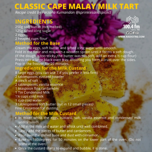 Recipe by Farzana Kumandan