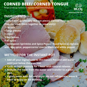 Recipe by Farzana Kumandan