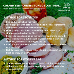 Recipe by Farzana Kumandan