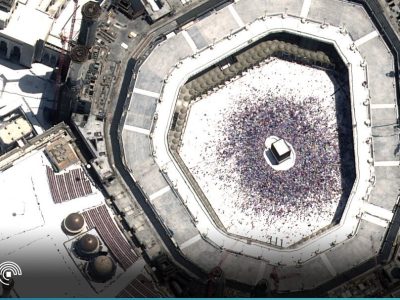 Aerial view of Kaaba