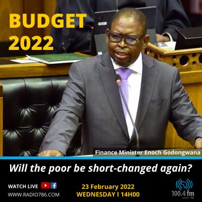 Budget speech banner