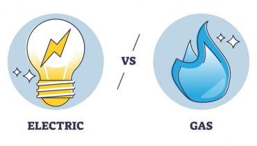 Gas vs Electricity shutterstock