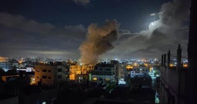 Israel attacks Gaza 21-04-2022