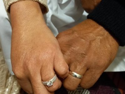 Muslim marriage - hands