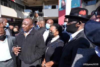 President Ramaphosa Visits KZN - July Unrest
