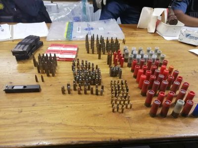 Seized ammunition in Western Cape