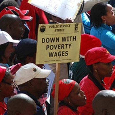 Union Protest Wages