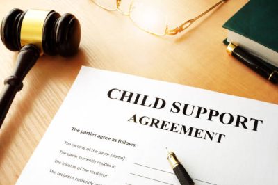 Document with the name child support agreement.
