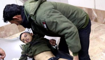Victims of the US attacks on Syria.