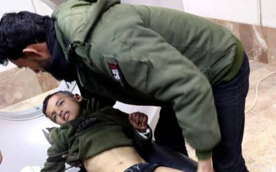 Victims of the US attacks on Syria.