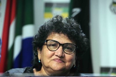 JOHANNESBURG, SOUTH AFRICA  FEBRUARY 13: (SOUTH AFRICA OUT):  ANC Deputy Secretary General Jessie Duarte at Luthuli House on 13 February 2018 in Johannesburg, South Africa. After the ANC NEC recalled President Jacob Zuma, ANC secretary-general Ace Magashule briefed media at ANC headquarters Luthuli House on the outcomes of Monday's special ANC NEC meeting. (Photo by Thulani Mbele/Sowetan/Gallo Images/Getty Images)